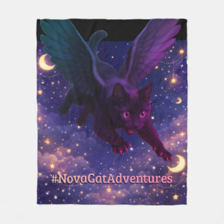 #NovaCatAdventures – Winged v3 Fleece Blanket