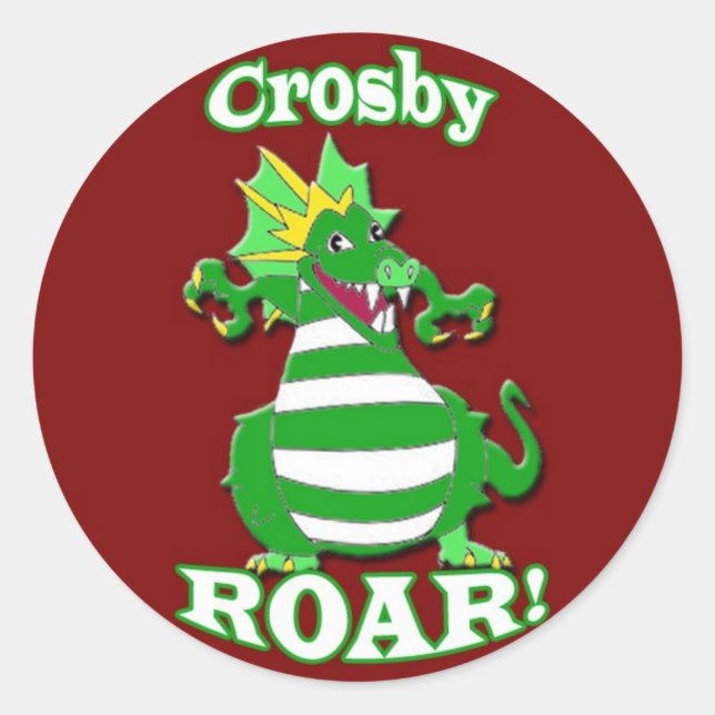 NovakDragonFinal Classic Round Sticker (Front)