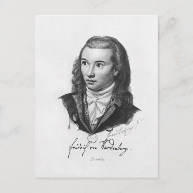 Novalis  1845 postcard (Front)