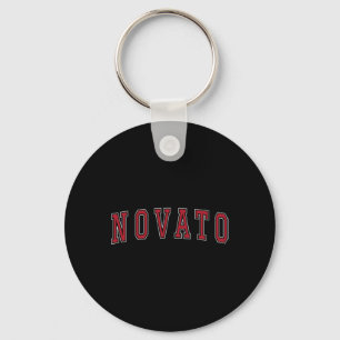 Novato California Souvenir Vacation College Style Key Ring