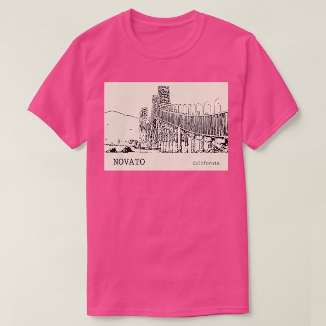 Novato California TShirt 1 (Design Front)