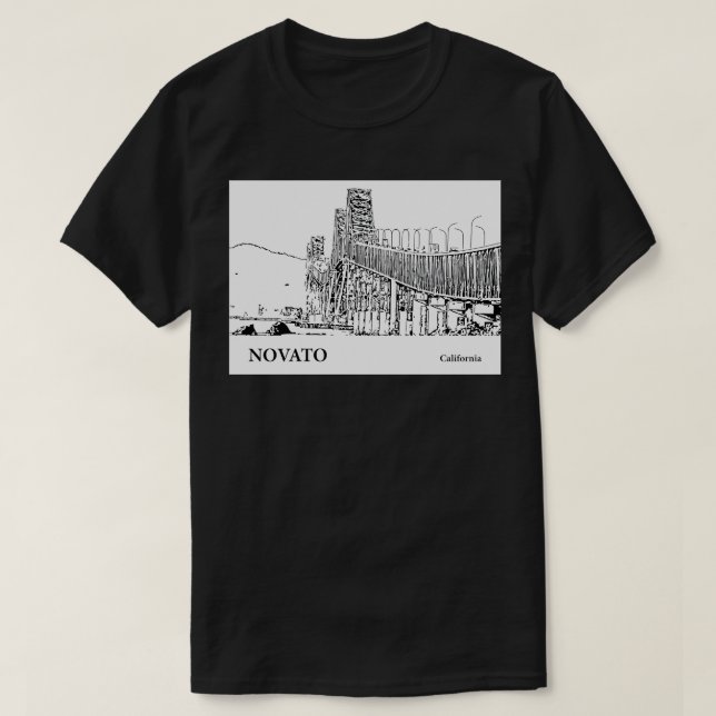 Novato California TShirt 2 (Design Front)