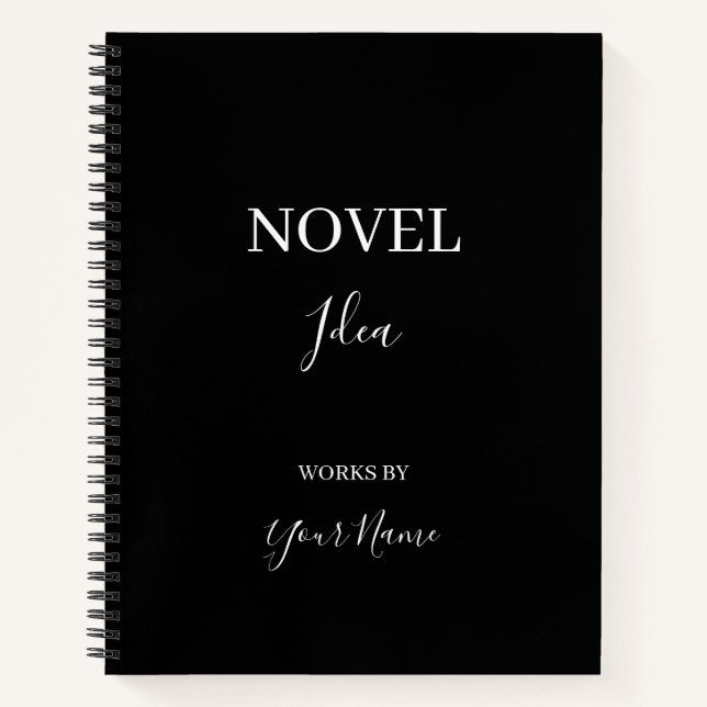 Novel Idea Personalised Notebook (Front)