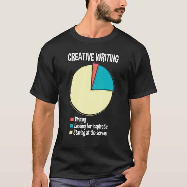 Novelist Book Authors Creative Writing T-Shirt (Front)