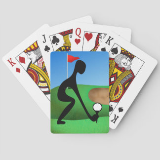 Novelty Alien Golf Classic Playing Cards