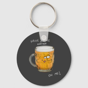 novelty beer monster key chain