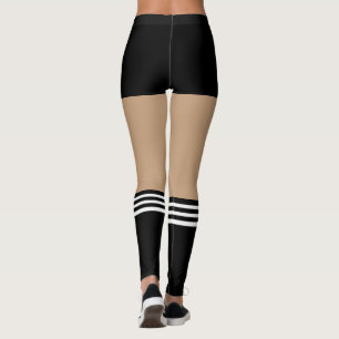Novelty black shorts with knee high referee socks leggings