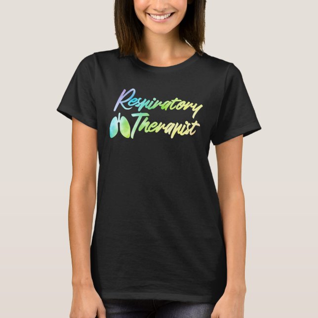 Novelty Breathing Respiration Men Women T-Shirt (Front)