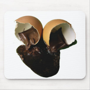 Novelty chocolate eggs mouse mat