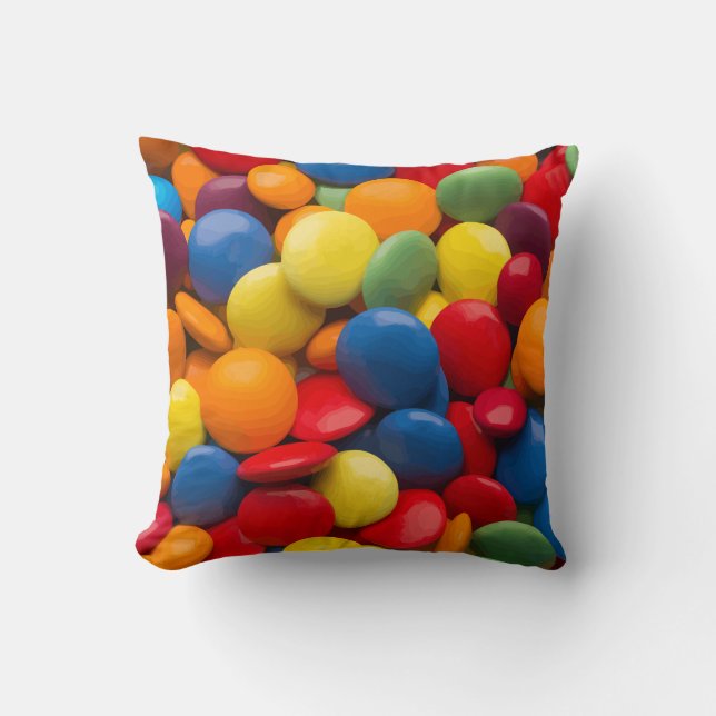 Novelty Colourful Candy Cushion (Front)