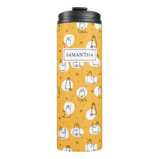 Novelty Funny Cute Kittens Pattern Personalised Thermal Tumbler