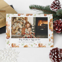 Novelty Gingerbread Men Holiday Photo