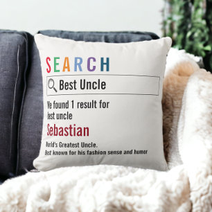 Novelty Internet Search Result Personalised Cushion