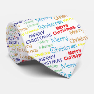 Novelty Merry Christmas Tie