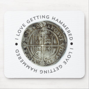 Novelty metal detecting mouse pad