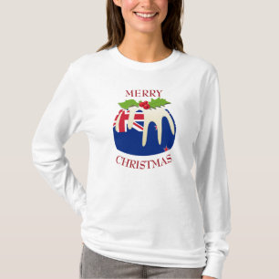Novelty   NEW ZEALAND   Christmas Pudding T-Shirt
