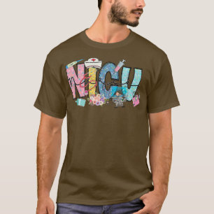Novelty Nicu Nurse Life Nicu Nurse Fall Thanksgivi T-Shirt