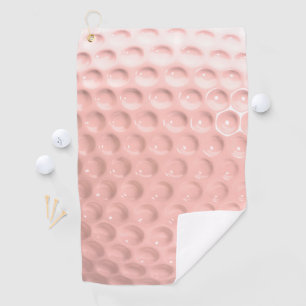 Novelty Pink Golf Ball Golf Towel