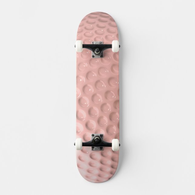 Novelty Pink Golf Ball Skateboard (Front)