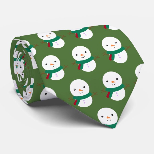 Novelty Santa Christmas Tie (Rolled)