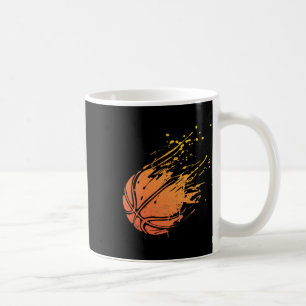 Novelty Silhouette Basketball Gift Graphic For Bal Coffee Mug