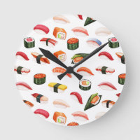 novelty sushi clock