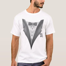 Novelty Tuxedo Tux Print
