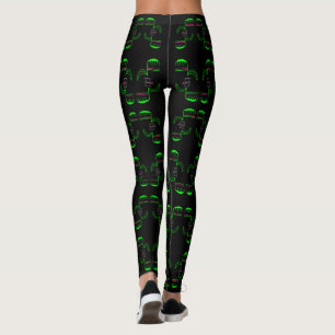 Novelty Venus Flytrap Print Leggings