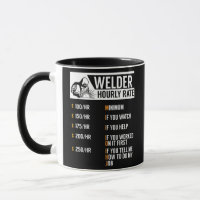 Novelty Welders Hourly Rates Sarcastic