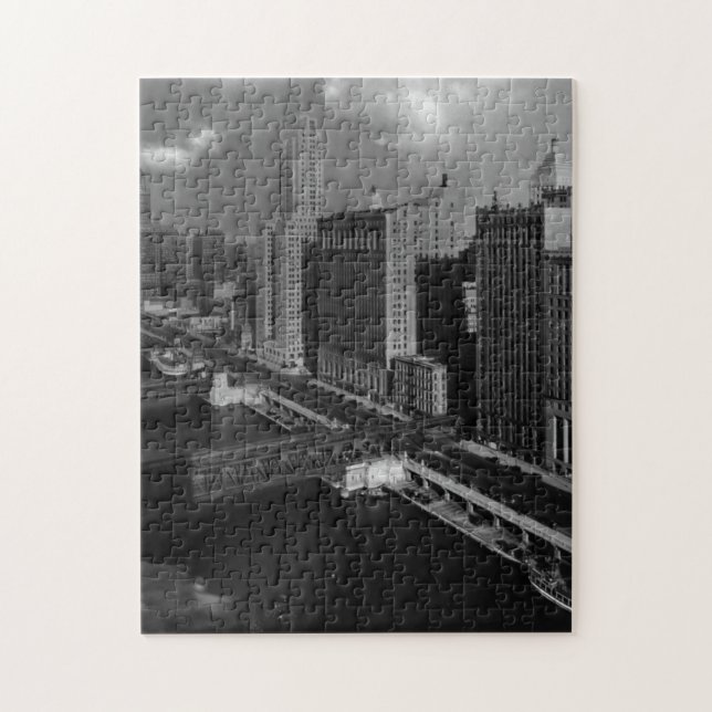 November 1939:  The city of Chicago Jigsaw Puzzle (Vertical)