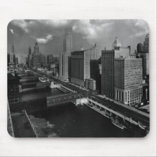 November 1939:  The city of Chicago Mouse Mat