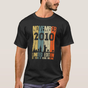 November 2010 T 10 Year Old 2010 Birthday Gift T-Shirt