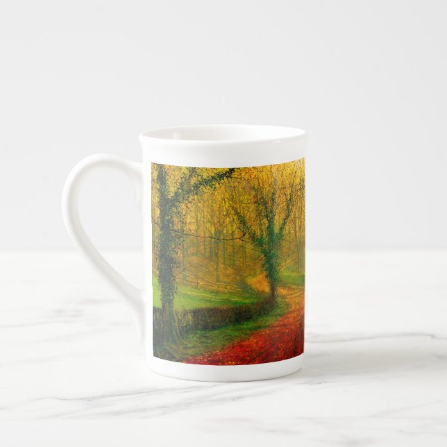 November Afternoon Stapleton Park Grimshaw Bone China Mug (Left)