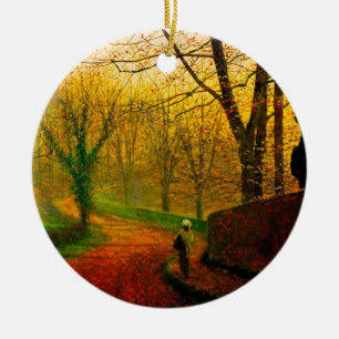 November Afternoon Stapleton Park Grimshaw Ceramic Tree Decoration