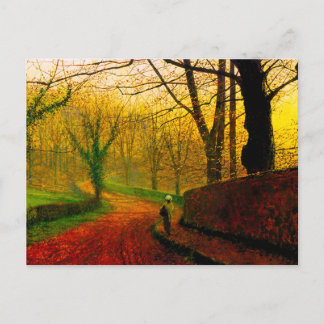November Afternoon Stapleton Park Grimshaw Holiday Postcard
