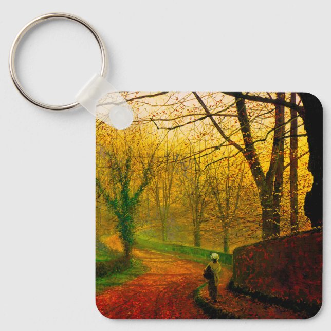 November Afternoon Stapleton Park Grimshaw Key Ring (Front)