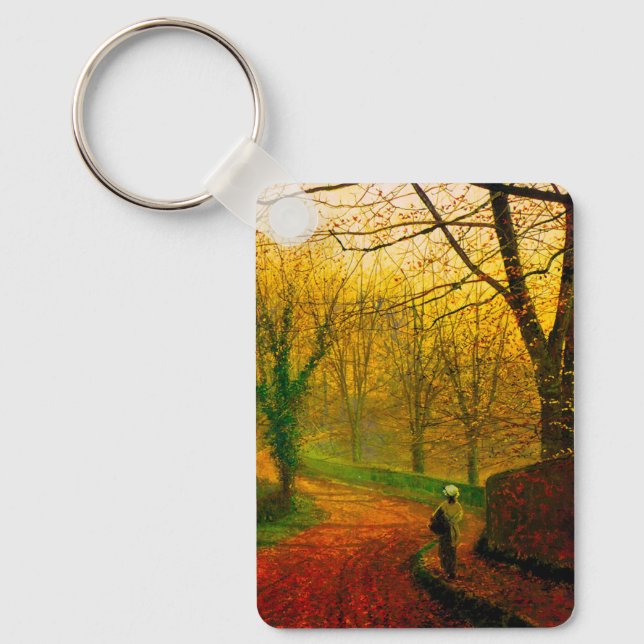 November Afternoon Stapleton Park Grimshaw Key Ring (Front)