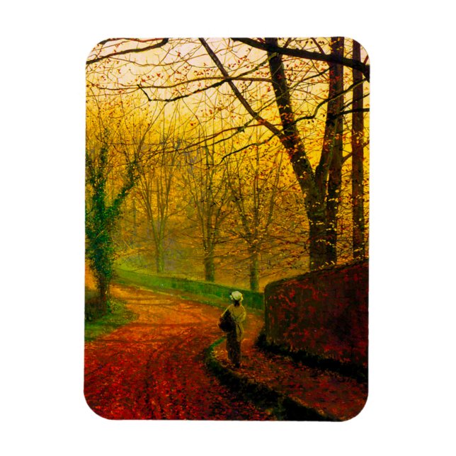November Afternoon Stapleton Park Grimshaw Magnet (Vertical)