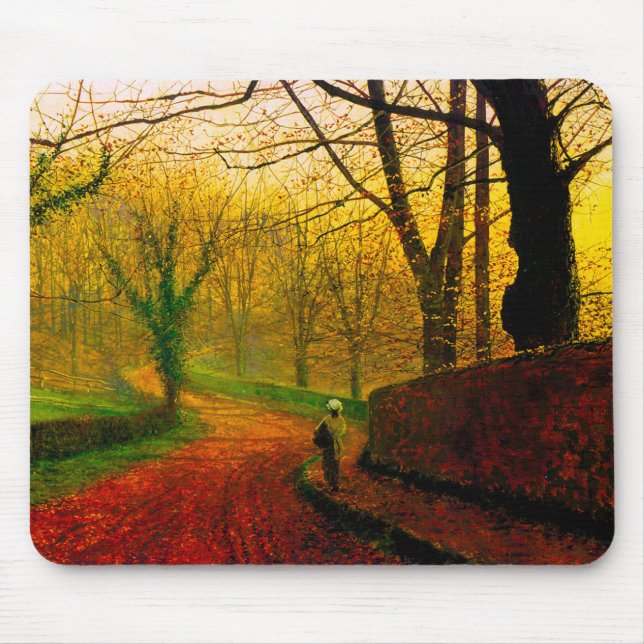 November Afternoon Stapleton Park Grimshaw Mouse Mat (Front)
