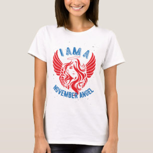 November Angel Birthday present T-Shirt