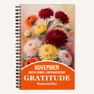 November Birth Month Flower Christian Journal