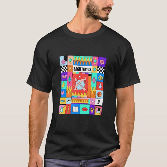 November Birthday December Zodiac Sign Sagittarius T-Shirt (Front)