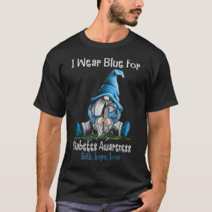 November Diabetes Awareness Month Fun Gnomes Wear T-Shirt