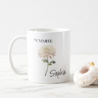 November Flower Personalised