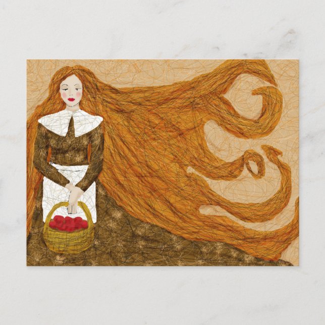 November girl postcard (Front)