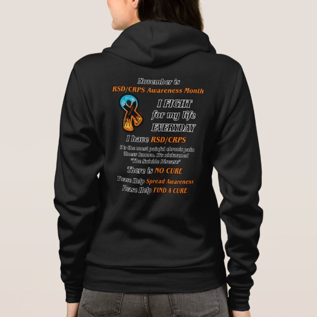 November...I Fight Hoodie (Back)
