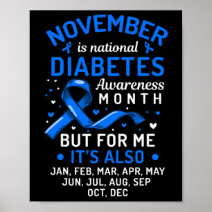 November Is National Diabetes Awareness Month Supp Poster