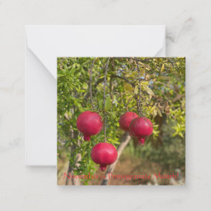 November is Pomegranate Month! Card