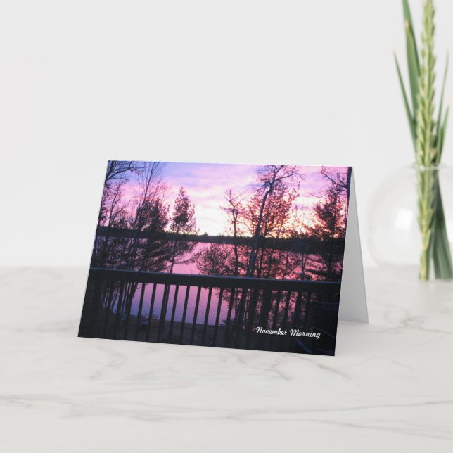 November Morning Card (Front)