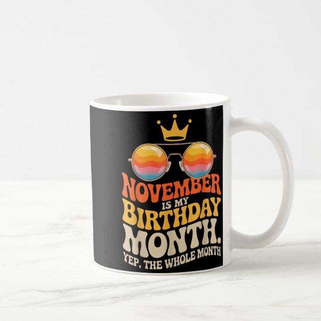 November My Birthday For New Year 2026  Coffee Mug (Right)